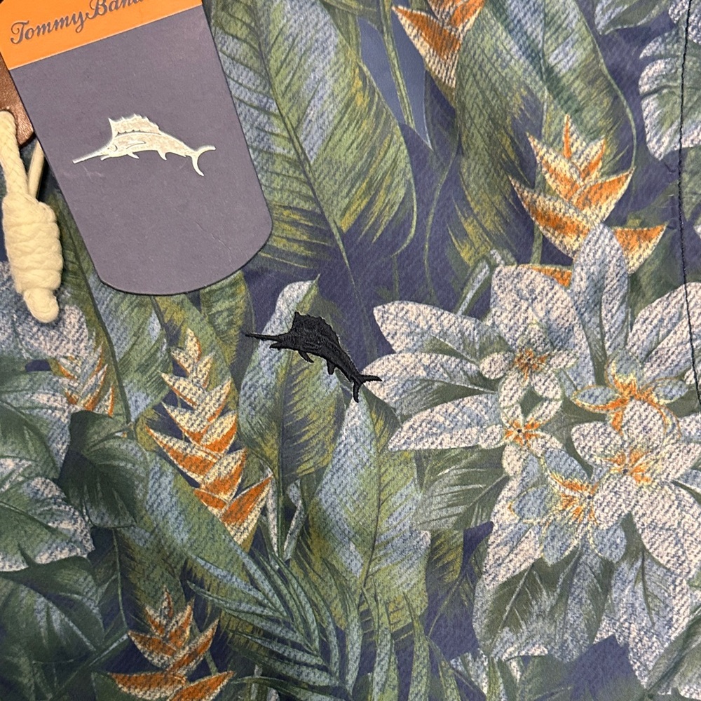 Tommy Bahama Botanical Beach Popover Dockside Blue. NWT! - Picture 9 of 16